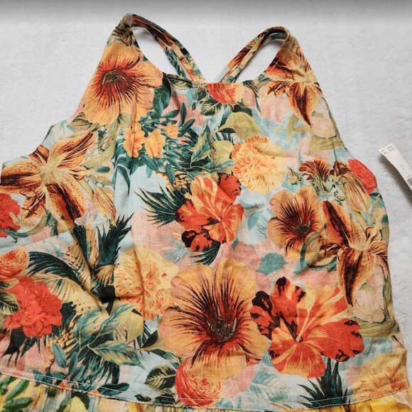 New women's XL Anthropologie x Pilcro halter tiered maxi dress - Picture 6 of 12